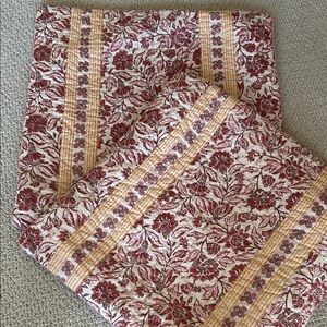 Better Homes And Gardens Red and Yellow Floral Pillow Covers